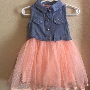 Denim dress 100% cotton